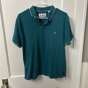 Original Penguin Men's Teal Polo Shirt
